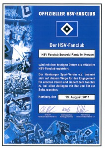 HSV Urkunde